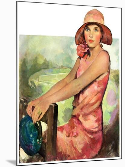 "Pretty in Pink,"August 2, 1930-Ellen Pyle-Mounted Giclee Print