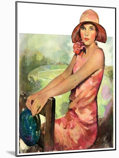 "Pretty in Pink,"August 2, 1930-Ellen Pyle-Mounted Giclee Print