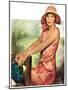 "Pretty in Pink,"August 2, 1930-Ellen Pyle-Mounted Giclee Print