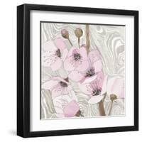 Pretty in Pink Blossoms 2-Megan Swartz-Framed Art Print