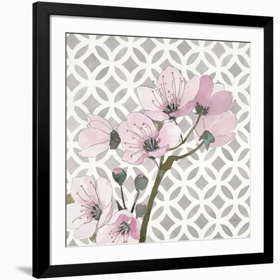 Pretty in Pink Blossoms 3-Megan Swartz-Framed Art Print