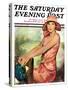 "Pretty in Pink," Saturday Evening Post Cover, August 2, 1930-Ellen Pyle-Stretched Canvas