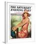 "Pretty in Pink," Saturday Evening Post Cover, August 2, 1930-Ellen Pyle-Framed Giclee Print