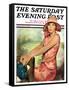 "Pretty in Pink," Saturday Evening Post Cover, August 2, 1930-Ellen Pyle-Framed Stretched Canvas