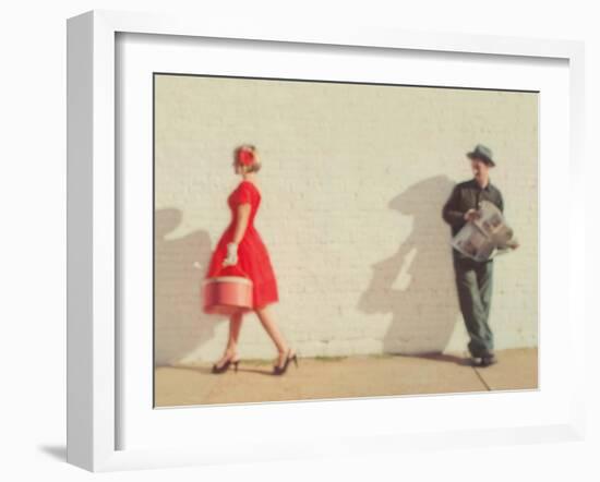 Pretty in Red-Mandy Lynne-Framed Art Print