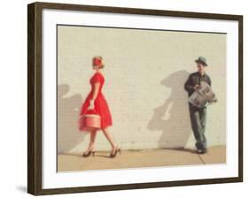 Pretty in Red-Mandy Lynne-Framed Art Print