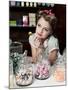 Pretty Little Miss Lollipop-Yvette Leur-Mounted Photographic Print