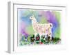Pretty Llama-sylvia pimental-Framed Art Print