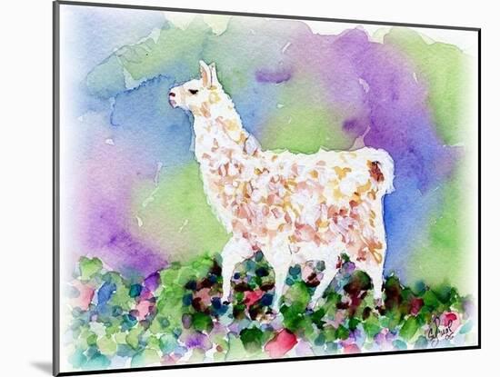 Pretty Llama-sylvia pimental-Mounted Art Print