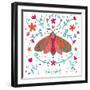 Pretty Moth-Farida Zaman-Framed Art Print