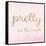 Pretty on the Inside Pink-Miyo Amori-Framed Stretched Canvas