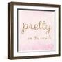 Pretty on the Inside Pink-Miyo Amori-Framed Art Print