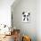 Pretty Panda-null-Stretched Canvas displayed on a wall