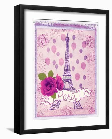 Pretty Paris Polaroid 1-Miyo Amori-Framed Art Print