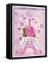 Pretty Paris Polaroid 2-Miyo Amori-Framed Stretched Canvas