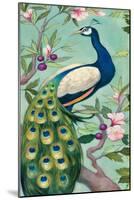 Pretty Peacock II-Julia Purinton-Mounted Art Print