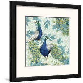 Pretty Peacocks-Marilu Windvand-Framed Art Print