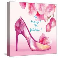 Pretty Petal Shoe-Colleen Sarah-Stretched Canvas