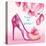 Pretty Petal Shoe-Colleen Sarah-Stretched Canvas