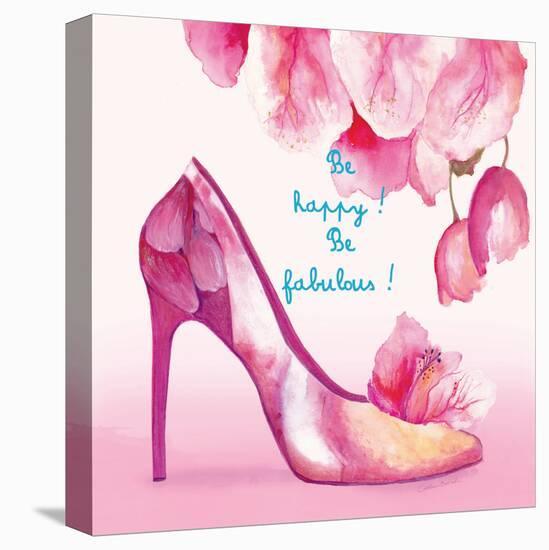Pretty Petal Shoe-Colleen Sarah-Stretched Canvas
