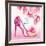 Pretty Petal Shoe-Colleen Sarah-Framed Art Print