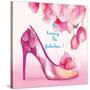 Pretty Petal Shoe-Colleen Sarah-Stretched Canvas