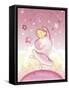 Pretty Pink Ballet Bear-April Hartmann-Framed Stretched Canvas