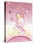 Pretty Pink Ballet Bear-April Hartmann-Stretched Canvas