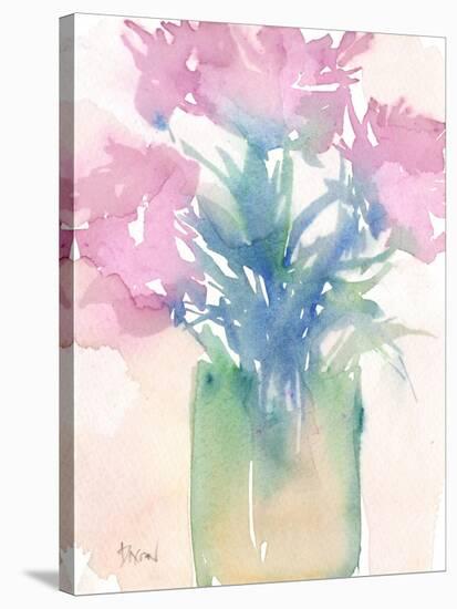 Pretty Pink Flowers II-Samuel Dixon-Stretched Canvas