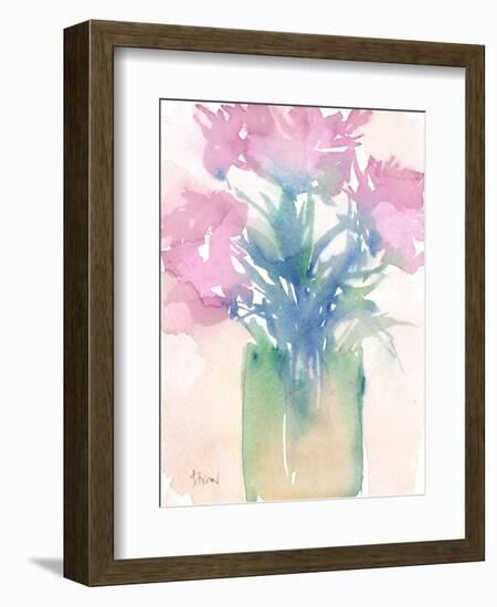 Pretty Pink Flowers II-Samuel Dixon-Framed Art Print