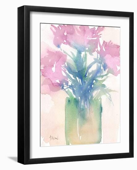 Pretty Pink Flowers II-Samuel Dixon-Framed Art Print