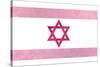 Pretty Pink Shield of David-null-Stretched Canvas