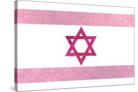 Pretty Pink Shield of David-null-Stretched Canvas