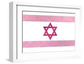 Pretty Pink Shield of David-null-Framed Art Print