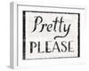 Pretty Please v1-Sue Schlabach-Framed Art Print