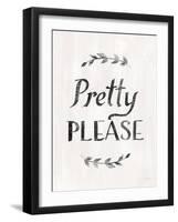 Pretty Please v2-Sue Schlabach-Framed Art Print