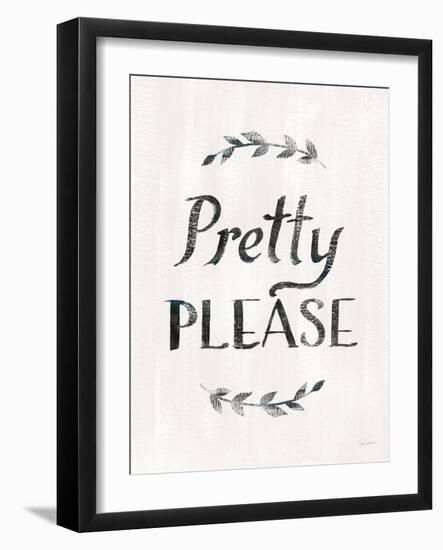 Pretty Please v2-Sue Schlabach-Framed Art Print