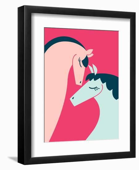 Pretty Ponies-null-Framed Premium Giclee Print