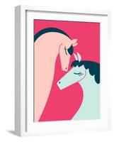 Pretty Ponies-null-Framed Giclee Print