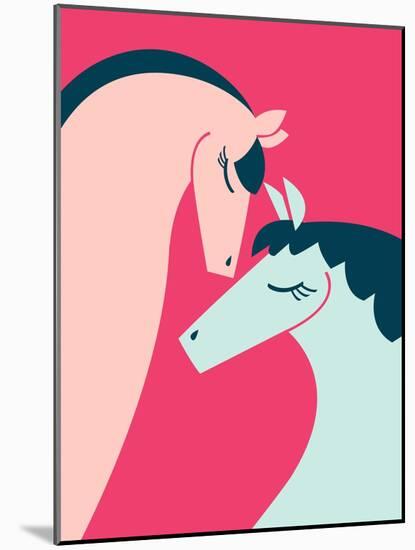 Pretty Ponies-null-Mounted Giclee Print