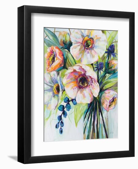 Pretty Poppies-Jeanette Vertentes-Framed Art Print