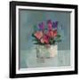 Pretty Pot of Cyclamen-Sarah Simpson-Framed Giclee Print