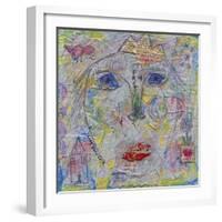 Pretty Queen-Funked Up Art-Framed Giclee Print