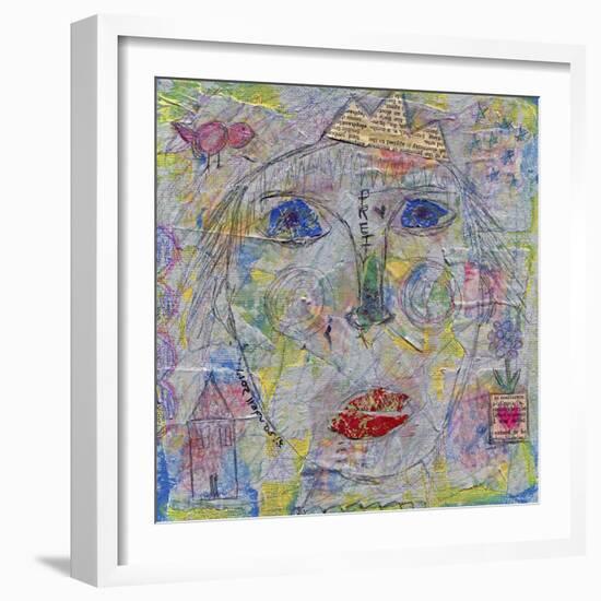 Pretty Queen-Funked Up Art-Framed Giclee Print