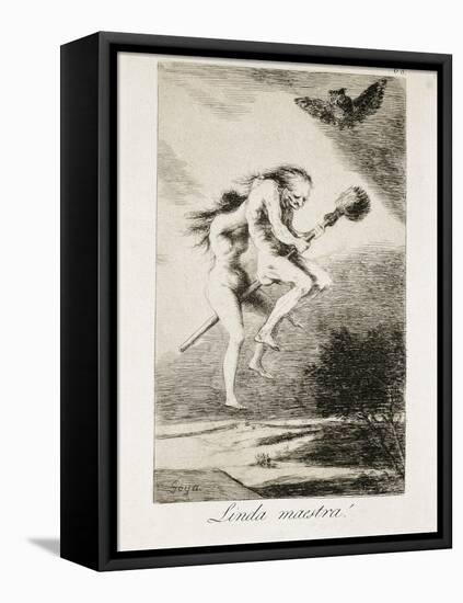 Pretty Teacher-Francisco de Goya-Framed Stretched Canvas