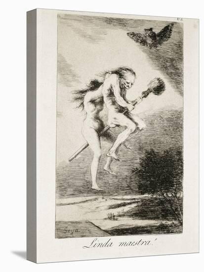 Pretty Teacher-Francisco de Goya-Stretched Canvas