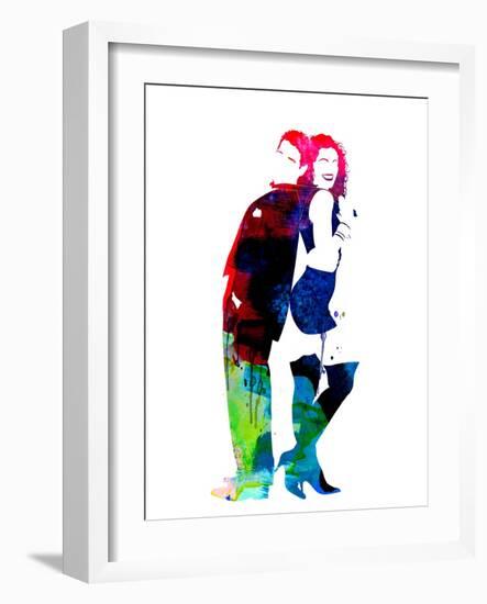 Pretty Woman Watercolor-Lana Feldman-Framed Art Print