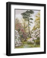 Pretty Woodland Garden-Marian Chase-Framed Giclee Print