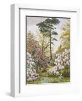 Pretty Woodland Garden-Marian Chase-Framed Giclee Print