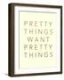 Pretty Words 1-Lola Bryant-Framed Art Print